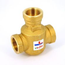 Клапан В трехходовой термостатический 60?С 1" для напольных котлов боковое смешение Kvs 9 358G6094