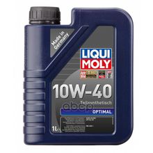 Liqui moly 10w-40 Sl Cf Optimal 1л (Полусинт.Мотор.Масло) Sae 10w40 Optimal Liqui Moly 1л 3929