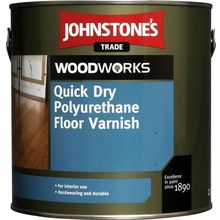 Johnstones Quick Dry Polyurethane Floor Varnish 2.5 л полуматовый