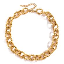 Колье-цепь под золото (арт. 83505-4)