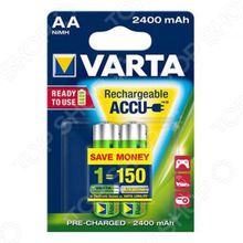 VARTA AA R2U 2400 мАч 2 шт.