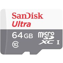 Sandisk Карта памяти SanDisk Ultra microSDXC Class 10 UHS-I 80MB s 64GB