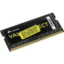 Модуль памяти Corsair Value Select    CMSO4GX4M1A2133C15    DDR4 SODIMM 4Gb    PC4-17000    CL15 (for NoteBook)