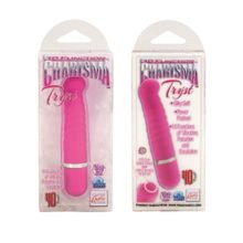 California Exotic Novelties Розовый многофункциональный вибромассажер 10-Function Charisma Tryst - 10 см. (розовый)