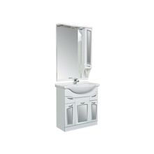 Aquanet Мебель для ванной Европа ТМ 85 (белый) - Набор мебели стандартный (зеркало, раковина-столешница, тумба)