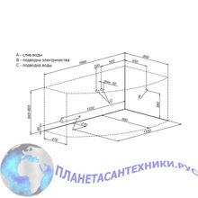 Акриловая ванна Aquanet Sofia 170x100 R