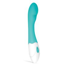 EDC Wholesale Зеленый вибратор для G-стимуляции Tate G-Spot Vibrator - 20 см.