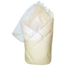 Золотой гусь зимний на выписку Сатин-жаккард молочного цвета