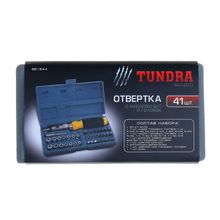 Отвертка - набор Tundra basic реверсивная - 41 предмет