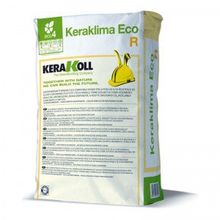 Клей-шпатлёвка Kerakoll Keraklima Eco R для крепления и шпаклевания изоляционных плит из экструдированного и вспененного полистирола, цвет Серый, 25 кг