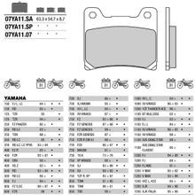 BREMBO Тормозные колодки BREMBO 07YA1107