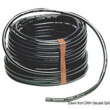 Osculati Rubber fuel pipe black 25m roll, 52.732.11