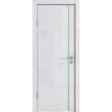  Двери "модерн" 507 al1 белый глянец сатин алюминиевая кромка до