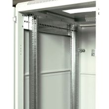 Шкаф телекоммуникационный напольный 27U (600x800) дверь перфорированная 2 шт.