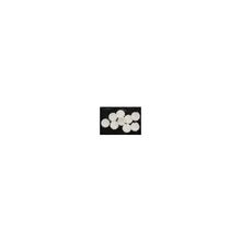 Цветы бумажные с бусинкой, серия Innocence Snowball, размер 3,8 см, цвет белый, Prima