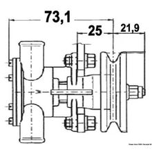 Osculati Nauco FPR 313 pump, 16.040.00