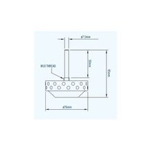 Lewmar Тормозной цилиндр Lewmar Commodore 89100143 76 мм M10