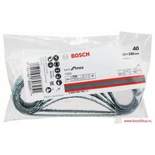 Bosch Набор 10 шлифлент Best for INOX K40 Y580 10x330 мм  по нержавейке (2608608Y42 , 2.608.608.Y42)