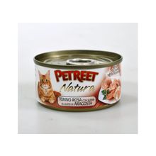 PETREET Tonno Rosa con Aragosta (Петрит) консервы для кошек Кусочки розового тунца с лобстером