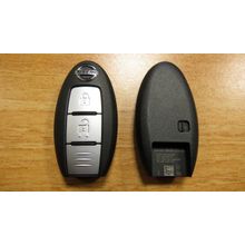 Смарт-ключ Nissan Qashqai NT32, 2 кнопки, Европа, левый руль (kn099)