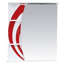 Misty Зеркальный шкаф Каролина 60 R красное стекло