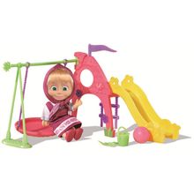 Кукла SIMBA 9301816 Маша с детской площадкой
