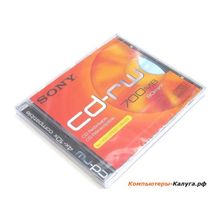 Диск   CD-RW 80min 700Mb Sony 10x  slim