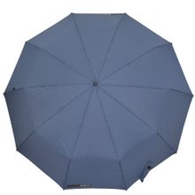 Зонт складной H.621-4 голубой в горошек