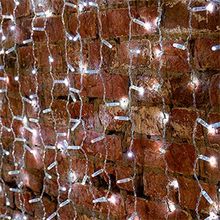 Neon-Night 235-155 Уличный Занавес Светодиодный Дождь 2x3 м, белый, пост свечение, провод прозрачный