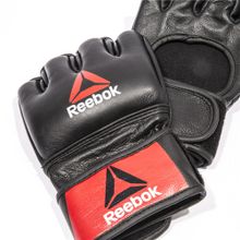 Reebok Профессиональные кожаные перчатки Reebok Combat для MMA, Арт. RSCB-10310RDBK, размер XL