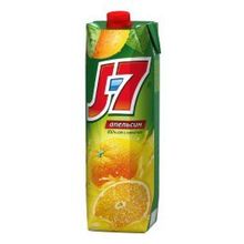 Безалкогольный напиток J7 апельсин, 0.970 л., 0.0%, безалкогольный, пачка, 12