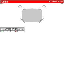 FERODO Тормозные колодки FERODO FDB218P