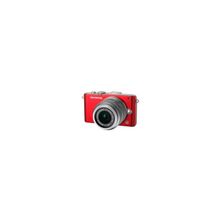 Olympus PhotoCamera  Pen E-PL3 kit red 12.3Mpix 14-42II серебристый 3" 1080i SDHC Ком-т с объективомLi-Ion