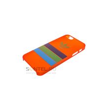 Накладка матовая adidas для iPhone 5 оранжевая 00022488