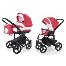 Коляска 2 в 1 Esspero Magic (шасси Black) - Red Lux