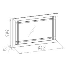 ПМ: Глазов Sherlock 7 (гостиная) Зеркало  навесное