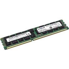 Модуль памяти Crucial    CT16G3ERSLD41339    DDR3 RDIMM 16Gb    PC3-10600    ECC Registered, Low Voltage