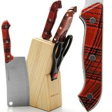 397 Ножи MB7пр+топор бордо (х12)