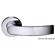 Osculati SLIM handle satin-nickel brass 124 mm, 38.349.13