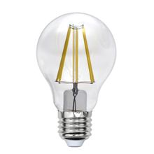 Uniel Лампа светодиодная филаментная Uniel E27 7W 3000K прозрачная LED-A60-7W WW E27 CL MB GLM10TR UL-00002366 ID - 255242