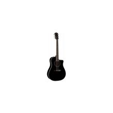 Fender CD-140SCE Dreadnought Black электроакустическая гитара, цвет черный