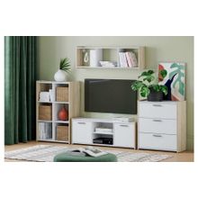 Сильва Набор мебели для гостиной Симпл дуб сонома белый