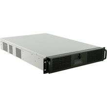 Корпус   Server Case 2U Procase   GE201L-B-0    Black, E-ATX, без БП, LCD display, с дверцей