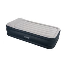 Intex Кровать Deluxe Pillow Rest Raised 102*203*48 см, цв. сине-серый (67730)