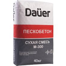 ДАУЭР пескобетон М-300 (40кг)   DAUER смесь М-300 пескобетон (40кг)