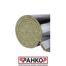 Мат из каменной ваты, 35 кг м3, 30ммx1000x8000, в уп 8м2, Paroc Hvac Lamella Mat AluCoat