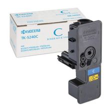 Тонер-картридж KYOCERA (TK-5240C) P5026cdn w M5526cdn w, ресурс 3000 стр., цвет голубой, оригинальный, 1T02R7CNL0