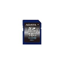 ADATA 16GB карта памяти  ADATA Premier SDHC UHS-I class 10  (40 15МБ с)