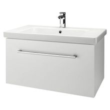 Dreja Тумба с раковиной Inn 90  белый глянец