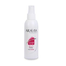 Лосьон 2 в 1 против вросших волос и для замедления роста волос Aravia Professional с фруктовыми кислотами 150мл